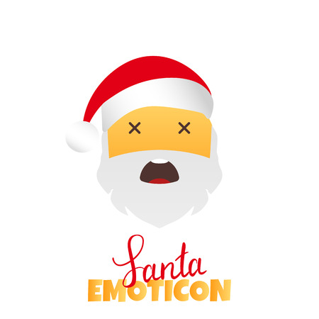 Dead Emoticon. illustration on white background.のイラスト素材