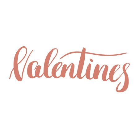 Valentines Day typographyのイラスト素材