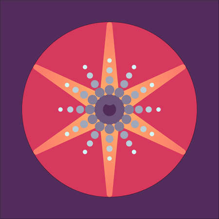 Vector modern futuristic texture for posters, sites, business cards, postcards, interior design, labels and stickers. Halftone sphere of points. Vector illustrationのイラスト素材