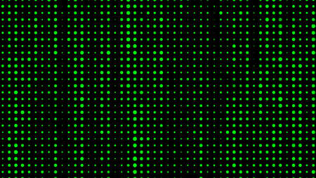 Matrix abstract illustration. Dark and light green pointsのイラスト素材