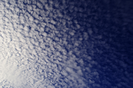 Natural background - a beautiful, scenic sky, covered by clouds, summer evening at sunset