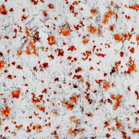 Rough texture - the surface of painted iron sheet with rustの写真素材