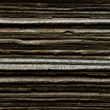 Texture - slate sheets stacked on each other in a stackの写真素材