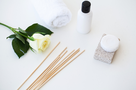 Spa Relax And Healthy Care. Healthy Concept. Natural domestic products for skincareの写真素材
