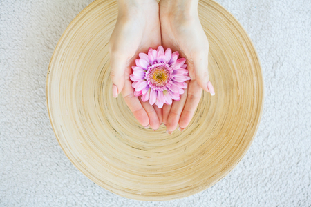 Spa Treatment And Product For Female Feet And Hand Spa Relax And Healthy Care. Healthy Conceptの写真素材
