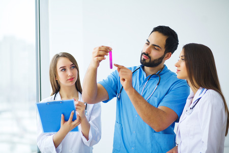 Group of practitioners of the medical centerの写真素材