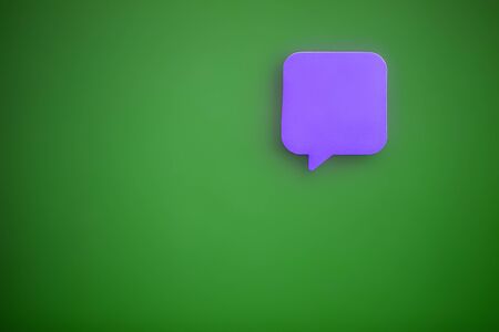 Stickers on green wall. Empty Space for textの写真素材