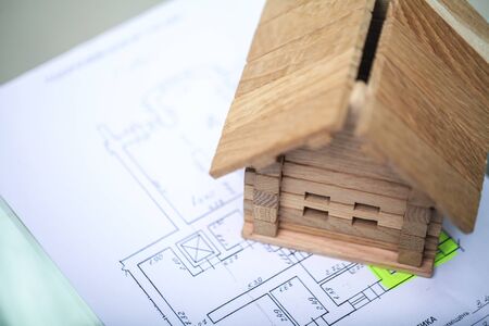 Project of construction and renovation houseの写真素材