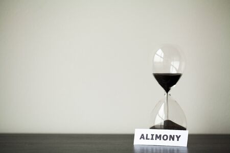 Alimony payment concept. Schedule of payment for childcareの写真素材