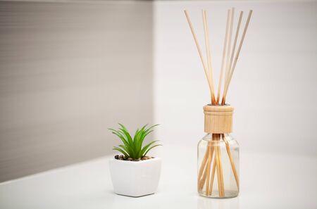 Shower supplies. Composition cosmetic products of spa treatment.の写真素材