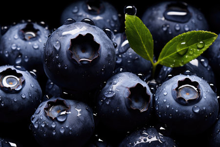 Ecology blueberry ingredient for healthy eatingの素材