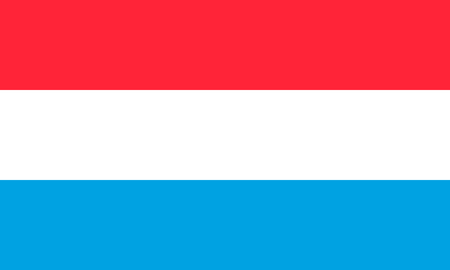 The national flag of Luxembourg. Vector illustration. Europeのイラスト素材