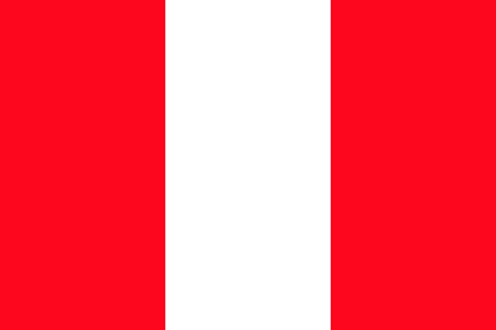 The national flag of Peru. Vector illustration. Limaのイラスト素材
