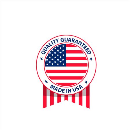 Made in United States of America. Vector medal. Original illustration.のイラスト素材