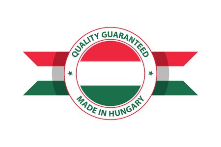 Made in Hungary quality stamp. Vector illustration. Budapestのイラスト素材