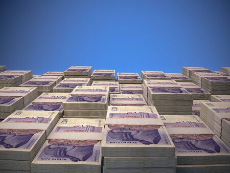 GBP. British Pounds macro background. Money of United Kingdom. Londonの写真素材