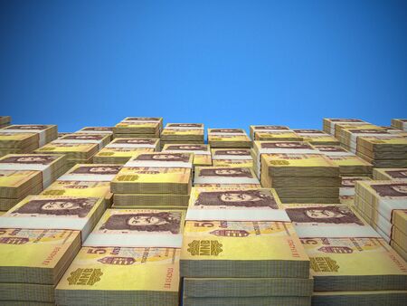Hungarian Forints, business background. HUF. Closeup photoの写真素材
