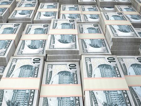 American currency background. Dollars of United States of America. US Dollars backgroundの写真素材