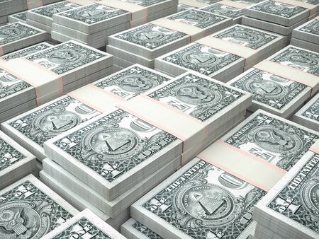 American currency background. Dollars of United States of America. US Dollars backgroundの写真素材
