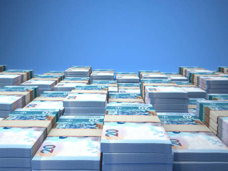 Money of Hong Kong. Hong Kong dollar bills. 20 dollars. Business, finance, news background.の写真素材
