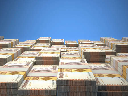 Money of Tanzania. Tanzania shilling bills. TZS banknotes. 2000 shillings. Business, finance, news background.の写真素材