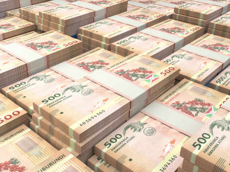 Money of Burundi. Burundian franc bills. BIF banknotes. 500 francs. Business, finance, news background.の写真素材