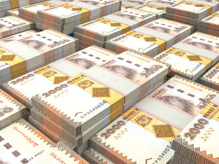 Money of Tanzania. Tanzania shilling bills. TZS banknotes. 2000 shillings. Business, finance, news background.の写真素材