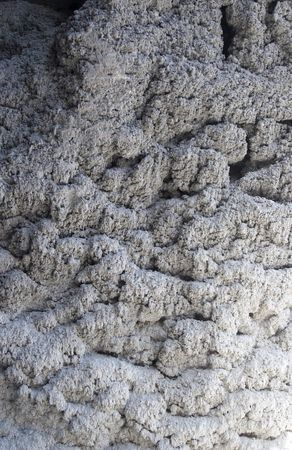 Structure of concrete, Formed from áðûçã at loading a ready-mix truckの写真素材