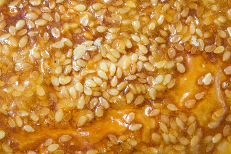 Slice of white bread background, close up, macro viewの写真素材