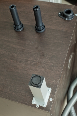 different pieces of wooden parquet,の写真素材