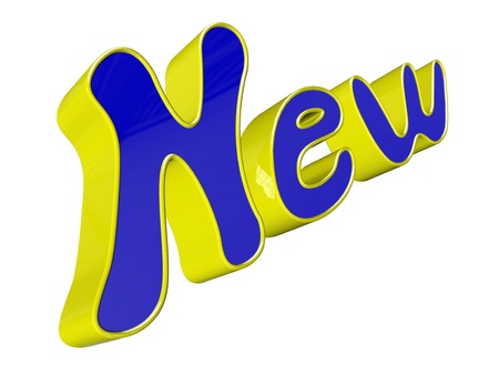 3D word newの写真素材