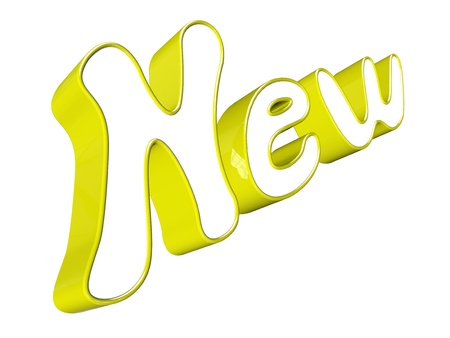 3D word newの写真素材