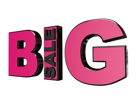 big sale 3d isolated over whiteの写真素材