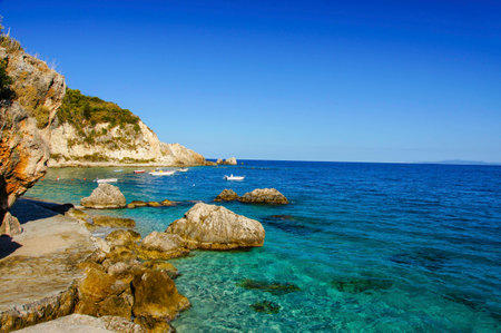 Greek beachの写真素材