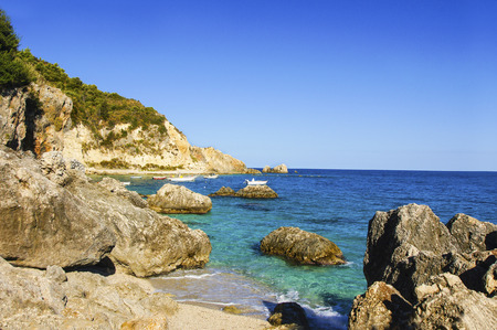 Greek beachの写真素材