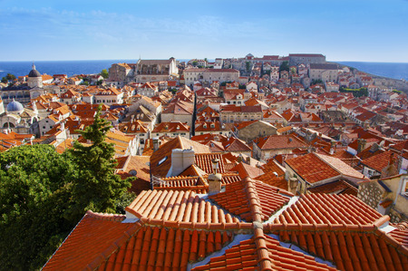 Croatia Dubrovnik old townの写真素材