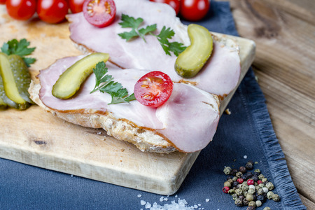 ham sandwichの写真素材