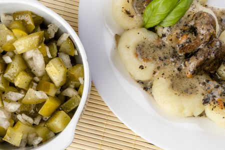 Silesian noodlesの写真素材