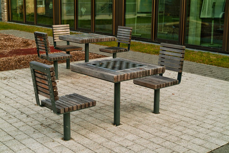 If you know how to play and have an opponent, then you are lucky, sit down and play chessの写真素材