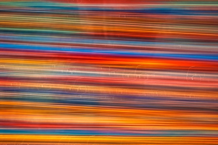 Array of abstract colors, lines and shining effects in movementの写真素材
