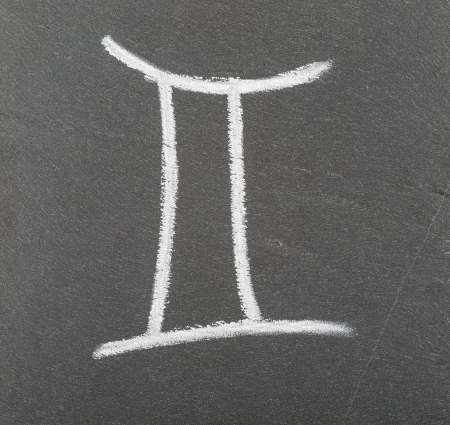 Gemini zodiac signの写真素材