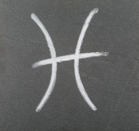 Pisces zodiac signの写真素材