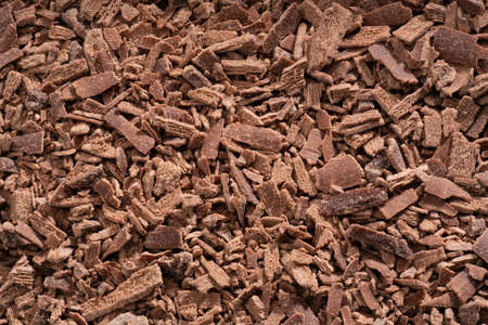 Detailed and large close up shot of chocalate.