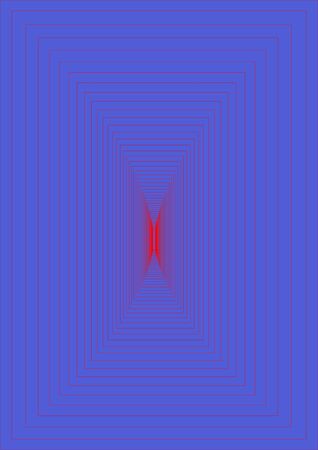 Template for text vector volumetric image of the tunnel. Abstraction. Background image. Poster. Advertising on the billboard. Photo frame.のイラスト素材
