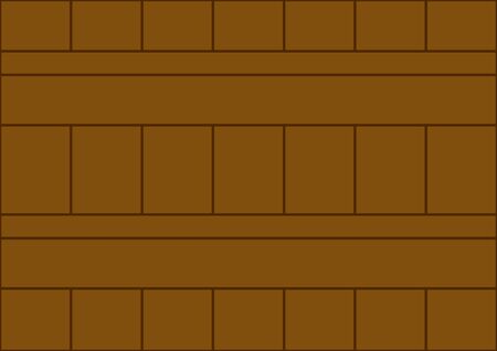 The texture of the wooden fence from the boards. Background image. Vector. Poster. Advertising on the billboard. Place for text. Template for text. Background pages of the site.のイラスト素材