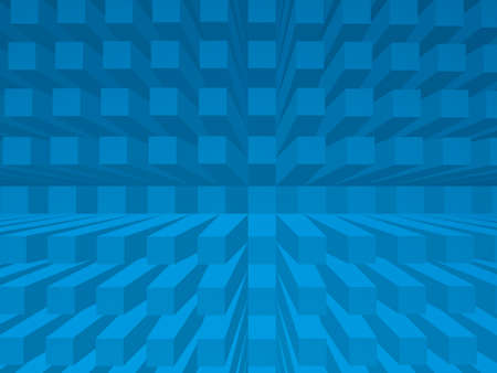Abstract background image in blue colors. Volumetric image. Illustration. Template with place for...