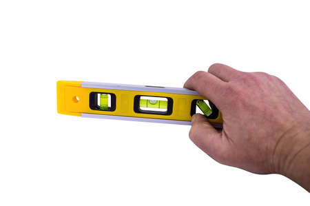 Construction manual level for surface marking.