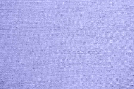 Color of the year 2022 very peri. Natural linen texture closeup. Trendy soft abstract background.