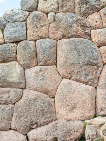 Sacsayhuaman, Inca ruins in Cuzco Peruの写真素材