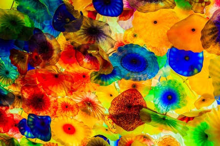 Plastic decor with vivid colorsの写真素材